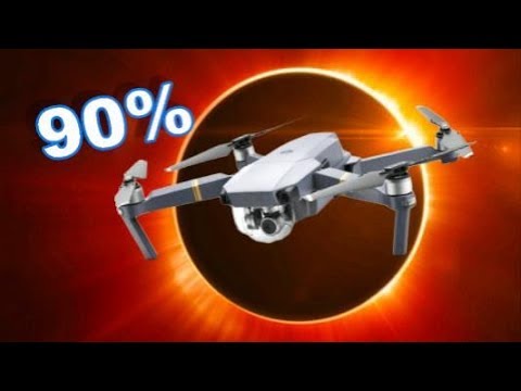 90% Total Solar Eclipse 2017 from a DJI Mavic Pro Drone - TheRcSaylors - UCYWhRC3xtD_acDIZdr53huA