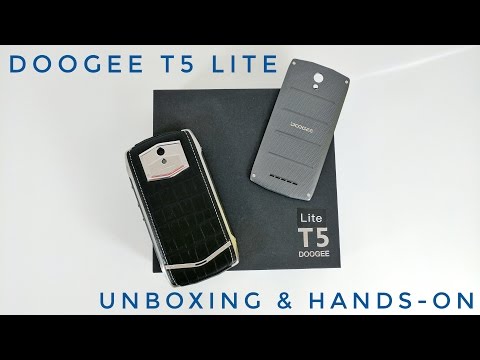 Doogee T5 Lite Unboxing & Hands-on - A different looking smartphone! - UCf_67twWOb9eYH-HX562r6A