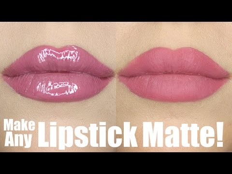 How to Make ANY Lipstick MATTE! Cheap + Easy! | STEPHANIE LANGE - UCZQ0XPE7wxMafUf8dIHOxgQ