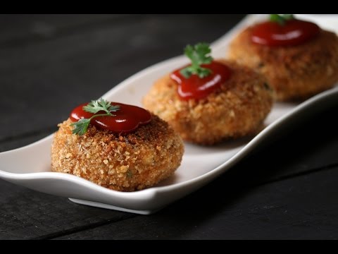 Crispy Chicken Keema Cutlets | Sanjeev Kapoor Khazana - UCmoX4QULJ9MB00xW4coMiOw