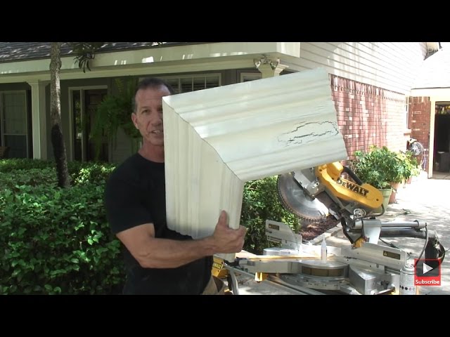 How to Cut Crown Molding the Flat Way