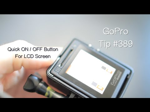 Hero4 Silver - Quick On / Off Button For LCD Screen - GoPro Tip #389 - UCTs-d2DgyuJVRICivxe2Ktg