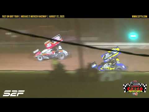 8.22 POWRi Honest Abe Roofing FAST Sprint Series at Michael's Mercer Raceway | Highlight's - dirt track racing video image
