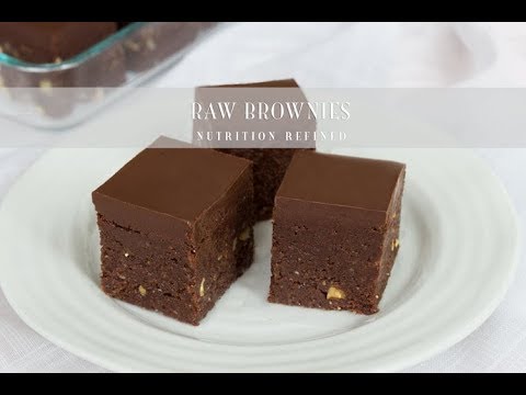 Raw Brownies | Vegan, Paleo