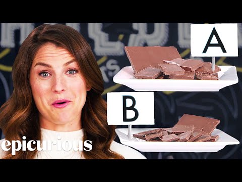 Chocolate Expert Guesses Cheap vs. Expensive Chocolate | Price Points | Epicurious - UCcjhYlL1WRBjKaJsMH_h7Lg