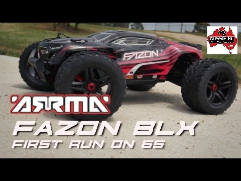 ARRMA FAZON 6S BLX First Run on 6S with 17T Pinion - UCOfR0NE5V7IHhMABstt11kA