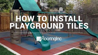 How to Install Rubber Playground Tiles  video thumbnail