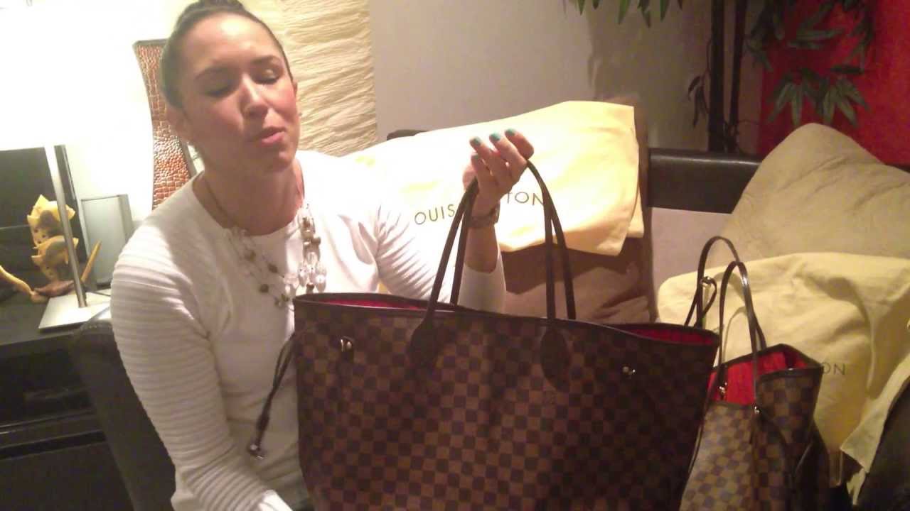 How To Spot a FAKE Louis Vuitton Neverfull GM Damier Ebene - www.neverfullmm.com | www.neverfullmm.com