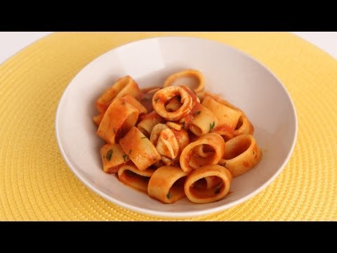 Calamarata Recipe - Laura Vitale - Laura in the Kitchen Episode 575 - UCNbngWUqL2eqRw12yAwcICg