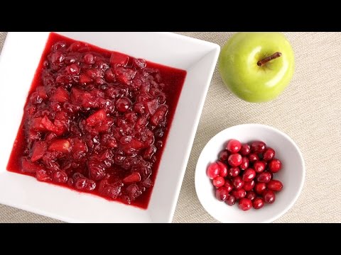 Cranberry & Apple Sauce Recipe - Laura Vitale - Laura in the Kitchen Episode 1002 - UCNbngWUqL2eqRw12yAwcICg