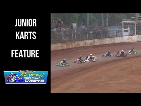 Junior Karts - Final - Maryborough Speedway - 10/2/2024 - dirt track racing video image