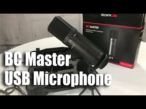BC Master 1610 USB Microphone with Low Noise Cardoid Polar Pattern Review - UCS-ix9RRO7OJdspbgaGOFiA