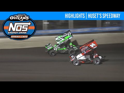 World of Outlaws NOS Energy Drink Sprint Cars | Huset’s Speedway | August 31, 2024 | HIGHLIGHTS - dirt track racing video image