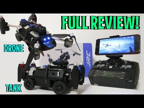UNBOXING & LETS PLAY - TANK RC + DRONE!! - 2 in 1 transformer - JJR/C H40WH -  FULL REVIEW! - UCkV78IABdS4zD1eVgUpCmaw