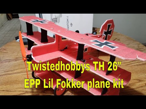 Twistedhobbys TH 26" EPP Lil Fokker finished Kit! - UCtw-AVI0_PsFqFDtWwIrrPA