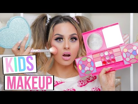 FULL FACE USING ONLY KIDS MAKEUP TUTORIAL - UCXTAdFsBmxNK3_c8MUvSviQ