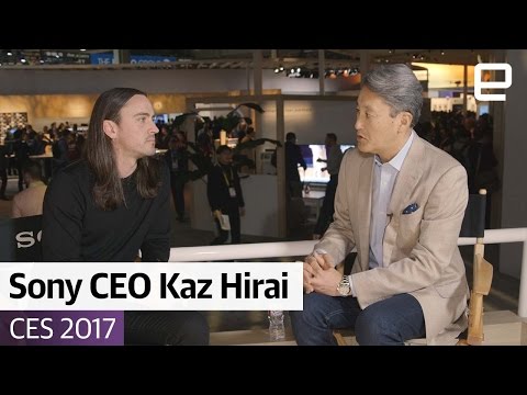 Sony CEO Kaz Hirai at CES 2017: Interview - UC-6OW5aJYBFM33zXQlBKPNA