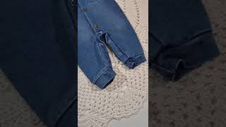9194 macacao bebe menino jeans urso