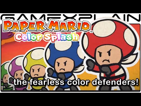 Paper Mario: Color Splash Trailer - Rescue V Squad Episode 1 (Wii U - UK) - UCfAPTv1LgeEWevG8X_6PUOQ