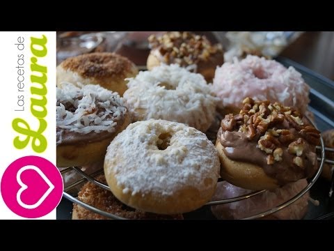 Como hacer donas caseras, fácil y SIN FREÍR -Comida Saludable - UCbtJ9-FGxyT76V5ebEDNhgg