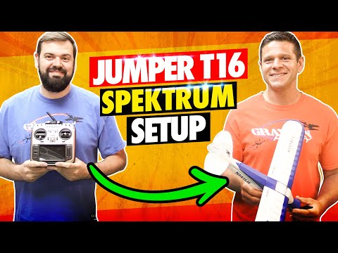 How to Setup Jumper T16 Pro with Spektrum Receiver BNF Airplane - UCf_qcnFVTGkC54qYmuLdUKA