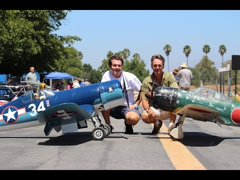 Giant Scale RC F4U Corsair & A6M Zero Dogfight - Battle over Apollo Field - UC5q8ss88jxwMlHf_A-XZGlA