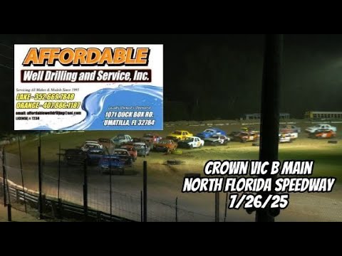 North Florida Speedway 7/26/25 - dirt track racing video image