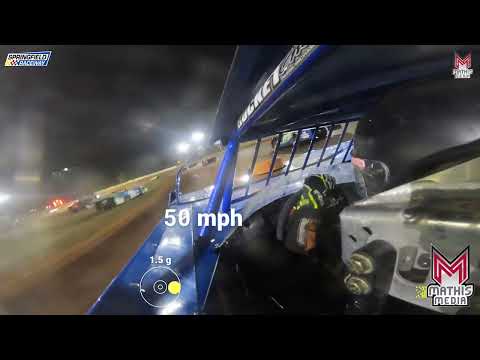 #414 Ryan Thomas -  Cash Money Late Model - 10-5-2024 Springfield Raceway - In Car Camera - dirt track racing video image