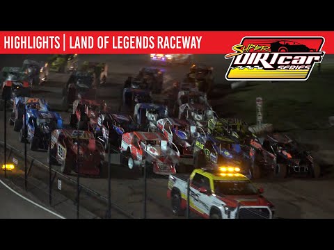 Super DIRTcar Series Big Block Modifieds | Land of Legends Raceway | July 19, 2023 | HIGHLIGHTS - dirt track racing video image