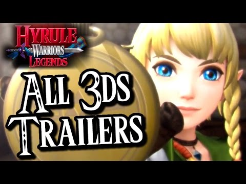 Zelda Hyrule Warriors Legends ALL TRAILERS - Linkle, Skull Kid & More (3DS) - UChnz1eAo9SfuDfqFZt1KFtA