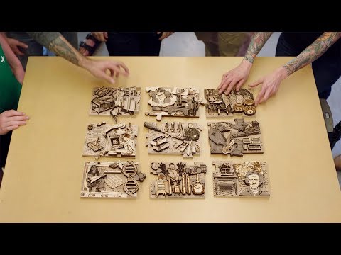 Adam Savage Assembles the Maker Puzzle! - UCiDJtJKMICpb9B1qf7qjEOA