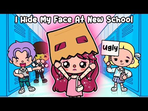 I Hide My Face At New School | Toca Life Story | Sad Story | Toca Boca