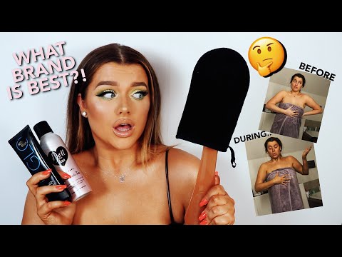 THE BEST FAKE TANNING ROUTINE!!! MY FAV TANNING PRODUCTS! | Rachel Leary - UC-Um2u0Agv8Q-OhjO6FZk1g