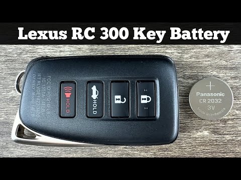 Wie man die Batterie der Fernbedienung des Lexus RC austauscht.