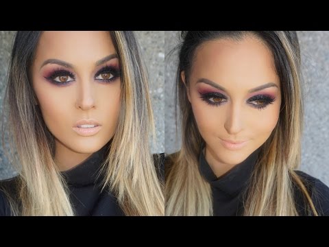 Sparkley Black & Cranberry Makeup Tutorial - UCXTAdFsBmxNK3_c8MUvSviQ