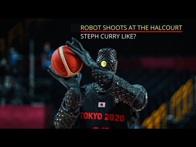 Robot Shoots Basketball and Wows Crowd