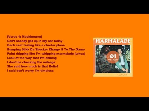 Macklemore - Marmalade feat. Lil Yachty (LYRIC VIDEO) - UCwpqgr2rN1M5zViKR62VxAg