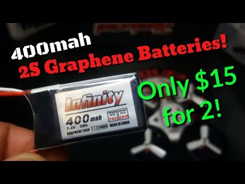 Infinity 400mah 2S Graphene Batteries from Crazepony-Power - UCNUx9bQyEI0k6CQpo4TaNAw