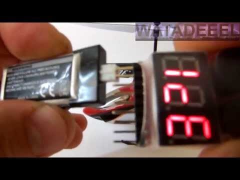 1-8s LiPo Voltage Tester Alarm DEMO - UCbBx6rf_MzVv3-KUDOnJPhQ