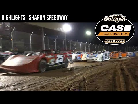 World of Outlaws CASE Late Models at Sharon Speedway May 28, 2022 | HIGHLIGHTS - dirt track racing video image