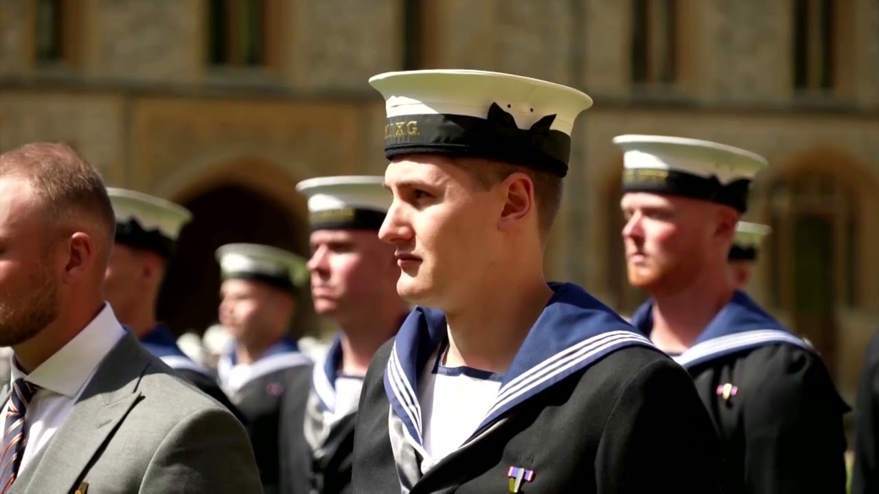 King Charles honors Navy crew for help with Queen’s funeral