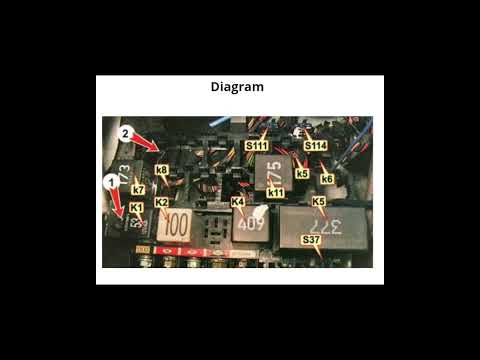 Diagramma e posizionamento dei fusibili della Volkswagen Bora