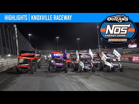 World of Outlaws NOS Energy Drink Sprint Cars | Knoxville Raceway | June 14, 2024 | HIGHLIGHTS - dirt track racing video image