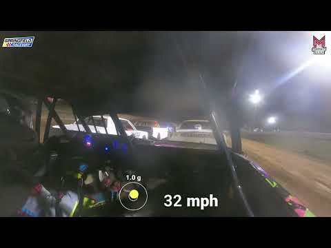 #23Z Zach Countryman - Pure Stock - 3-29-2024 Springfield Raceway - In Car Camera - dirt track racing video image