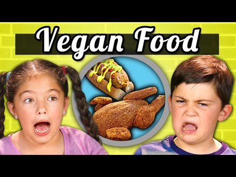 KIDS EAT VEGAN FOOD! (Vegan Shrimp, Chicken, Ice Cream) | Kids Vs. Food - UCHEf6T_gVq4tlW5i91ESiWg