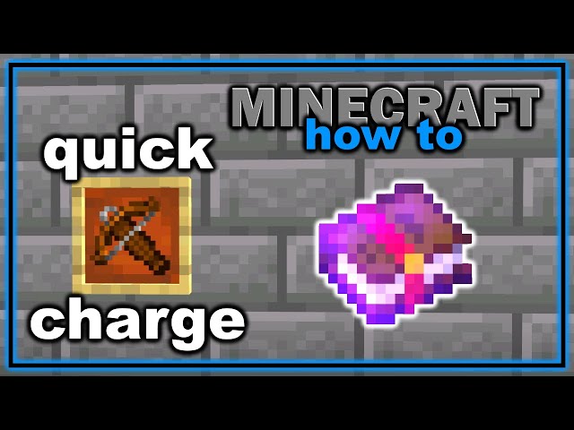 Quick Charge Minecraft Enchantment