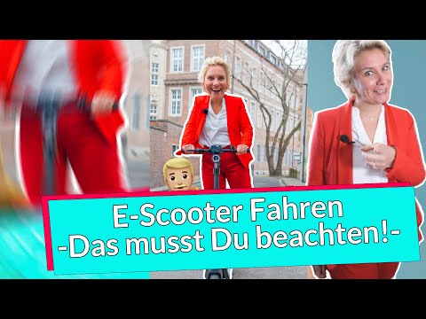E-Scooter Fahren - Das musst Du beachten! 😀🛴👨⚖️