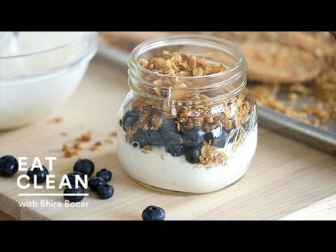 Golden Brown Maple Granola Recipe - Eat Clean with Shira Bocar - UCl0kP-Cfe-GGic7Ilnk-u_Q