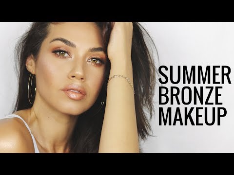 NATURAL SUMMER BRONZE MAKEUP | Golden Summer Makeup - UCaZZh0mI6NoGTlmeI6dbP7Q