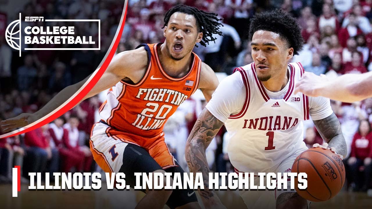 Illinois Fighting Illini vs. Indiana Hoosiers | Full Game Highlights | ESPN College Basketball
